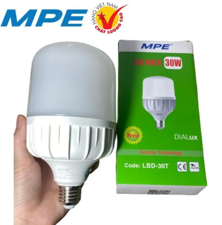 cửa hàng đèn led búp MPE 30w tại TP HCM
